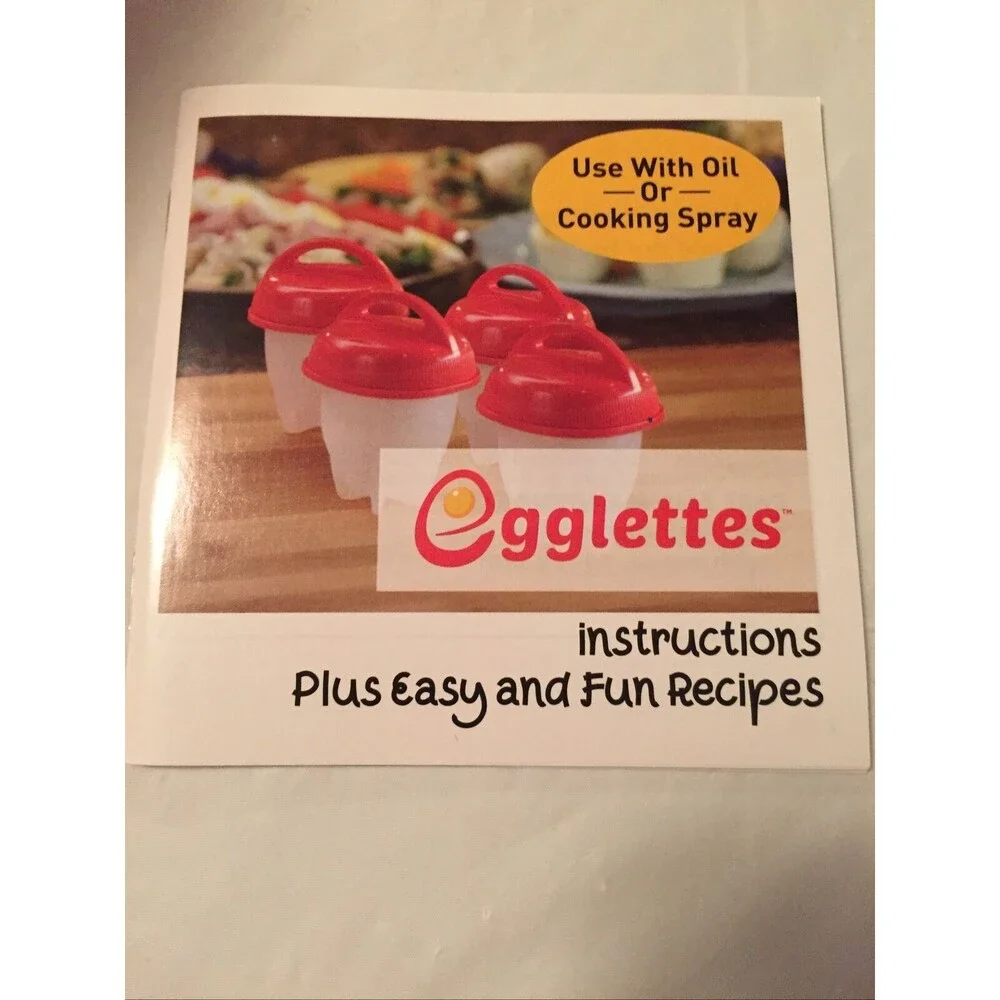 Brand New! As Seen On Tv Egglettes Perfect Hard Boiled Eggs No Shell